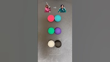 A Minecraft Movie vs Squid game Guess the mixed colors #aminecraftmovie #satisfying #melomicolor