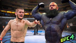 Khabib Nurmagomedov vs. Black Tattoo | Bodybuilder (EA sports UFC 4)