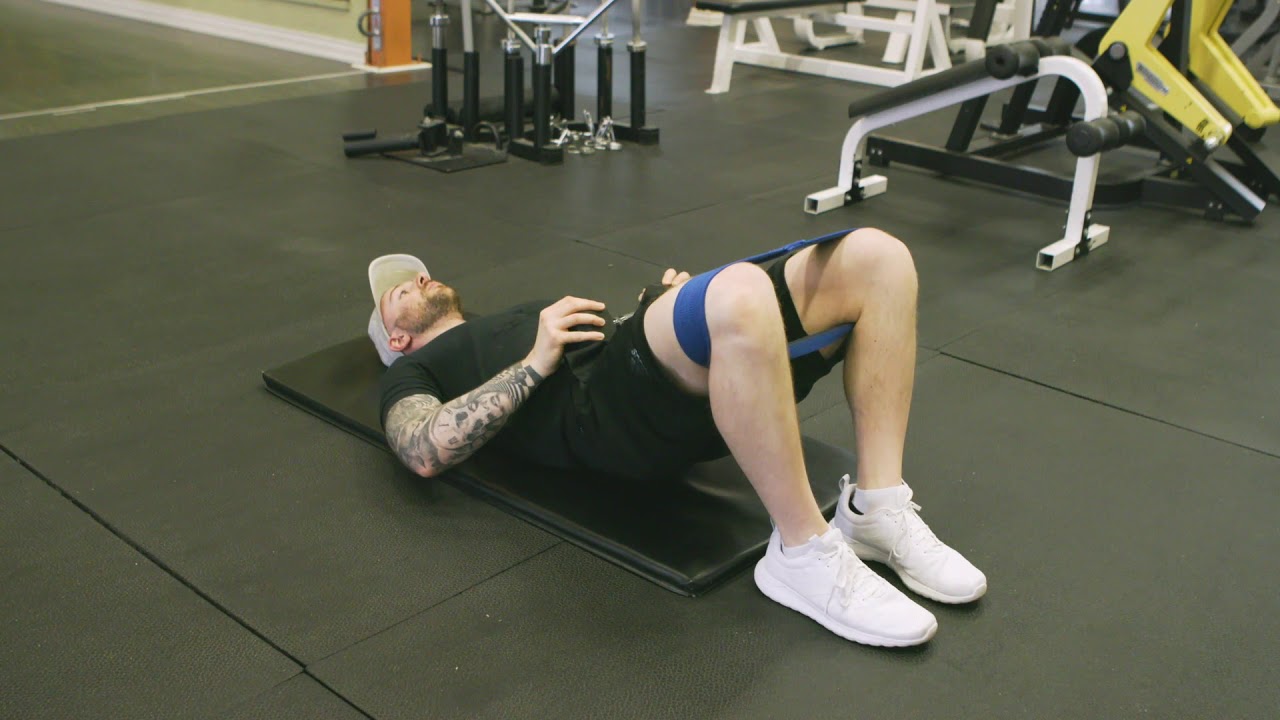 Banded Dumbbell Hips _ How to do Banded DB Hip Thrust with Abduction – ZMXD