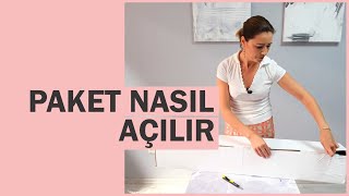 Kargo yapmış olduğumuz Paketler nasıl açılır