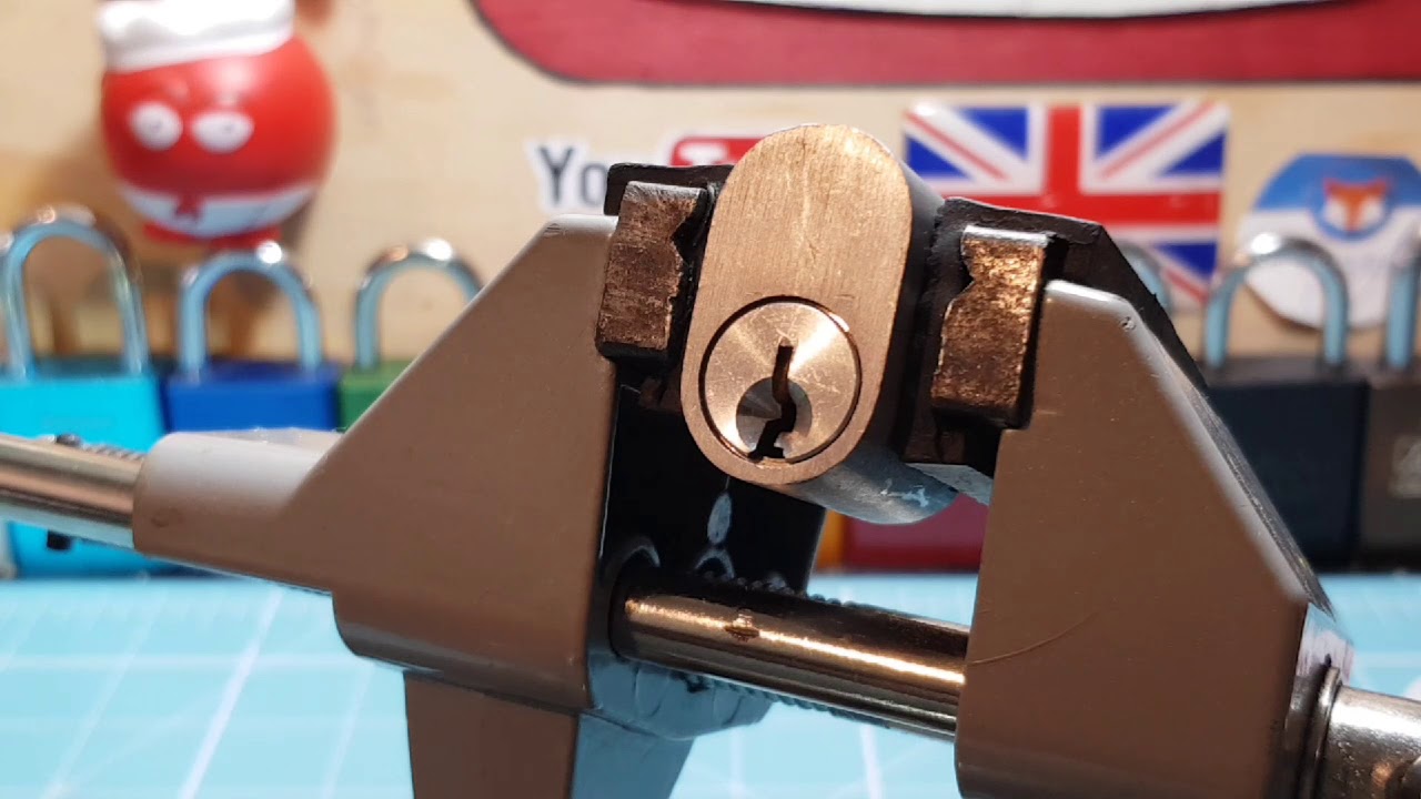 Lock picking. How to make challenge lock for beginners using commercial security pins - YouTube