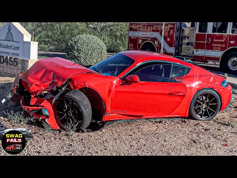 Vidéo: Compilation vidéo de crashs de voitures très chères