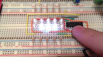 4017 CMOS decade counter exhibiting peculiar (but not unexpected) behaviour