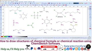 How to download & Install and  draw the structural chemical formula using ChemSketch software screenshot 3