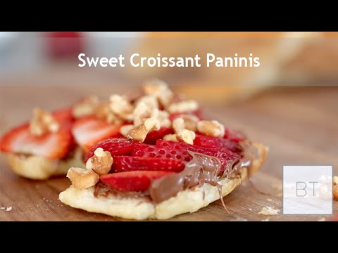 Sweet Croissant Paninis