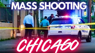 MASS SHOOTING! Chicago. 3 DEAD. 8 SHOT. Crime Scene. LIVE.