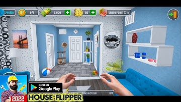 House Flipper Mobile - Gameplay Walkthrough Part 1 - Tutorial (iOS, Android) 2022