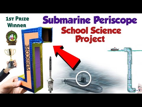Periscope Working Model | School Science Project Ideas | Easy science experiments #science