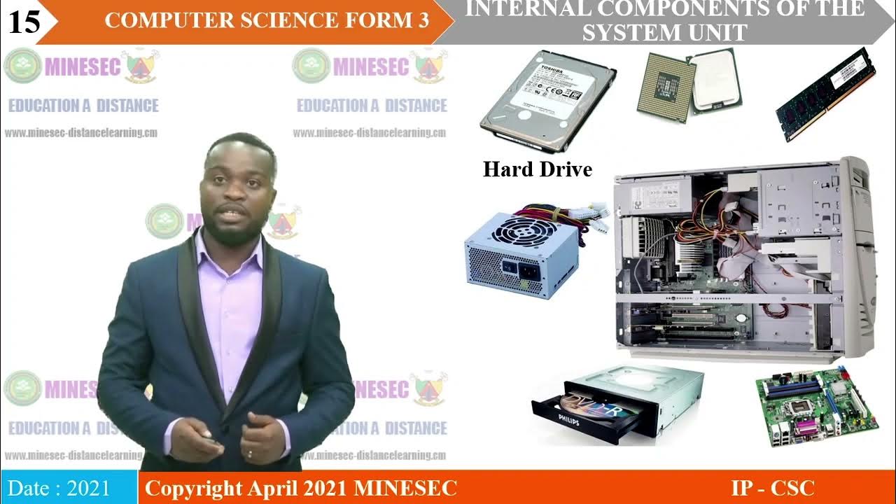 IP-INFO Computer science Form 3 Lesson 1 INTERNAL COMPONENTS OF THE SYSTEM UNIT