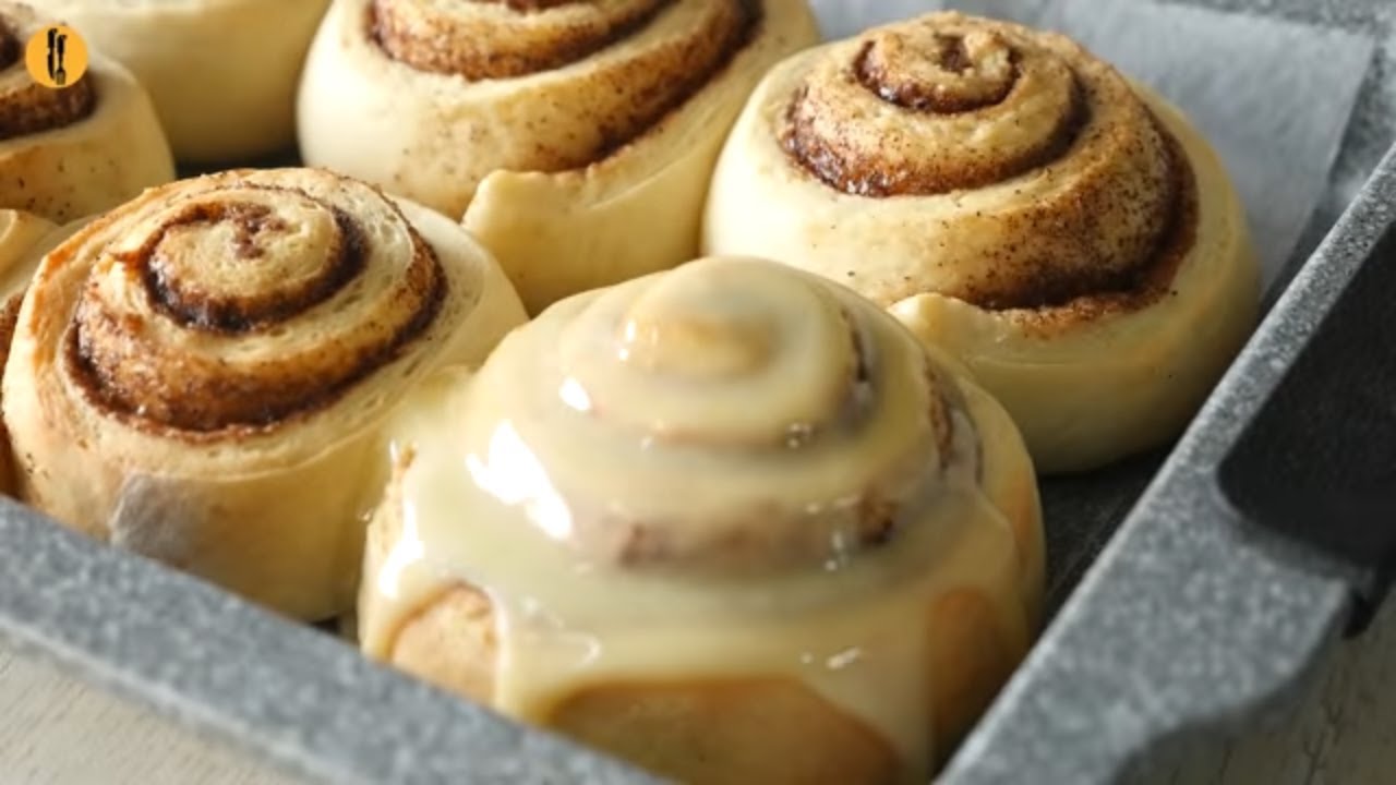 Cinnamon rolls without oven recipe by Food Fusion