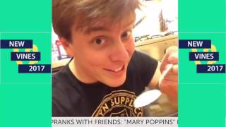 Try Not to Laugh or Grin - Thomas Sanders Disney Pranks Compilation | Funny Vines 2017