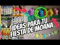 Decoración de Moana - Pared y Dulces