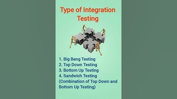 Type of Integration Testing?  #shorts #testing