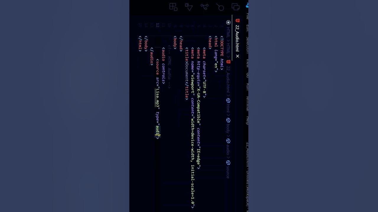 How to Add Audio File in Website In HTML #html - YouTube