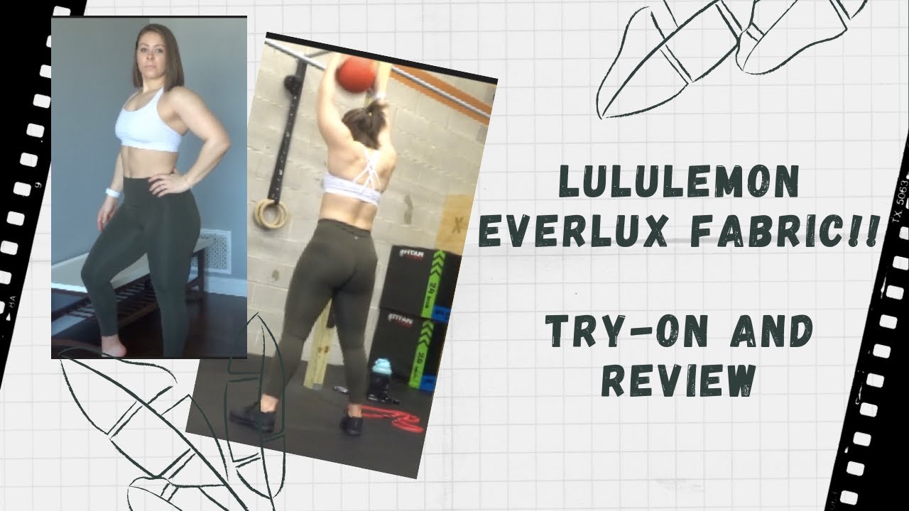 I TRIED LULULEMON'S NEW EVERLUX FABRIC / FULL WORKOUT AND REVIEW