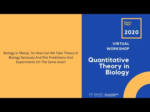 So How Can We Take Theory in Biology Seriously and Plot Predictions & Experiments on the Same Axes?