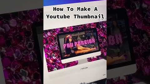 How to make a YouTube thumbnail #youtubeintro #vlogger