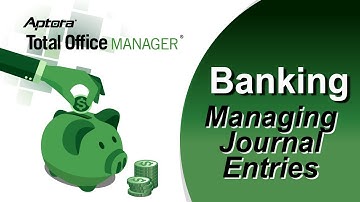 How to Access and Create Journal Entries in Total Office Manager