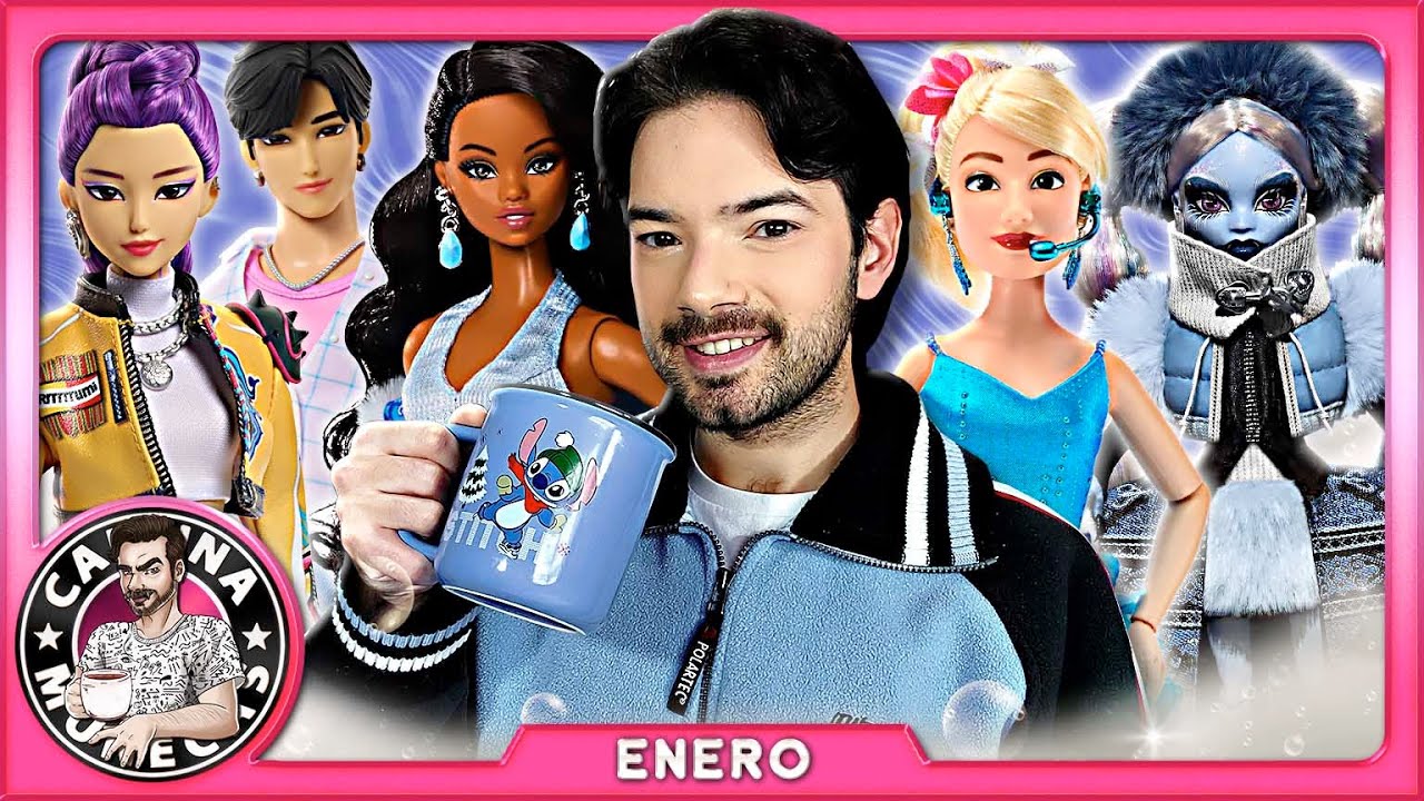 CAFEÍNA & MUÑECAS (Enero) ☕ ¡2026 EMPIEZA CON MUCHAS POLÉMICAS! 😱 Huntrix, Disney, Barbie, MH, RH...