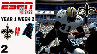 NFL 2K22 Gameplay Ep2- New Orleans Saints