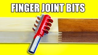 Finger joint bits are used extensively commercially in CNC machines and commercial shapers, but very seldom in smaller ...