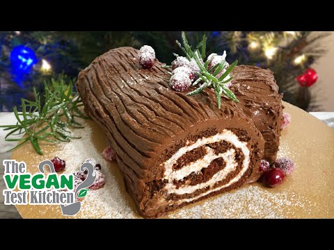 Bûche de Noël façon Kinder Bueno (vegan) - The Greenquest