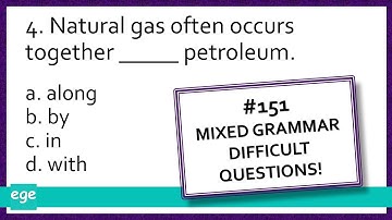 English Grammar Exercises #151 | Mixed Grammar Quiz English Test Hard #grammarpractice