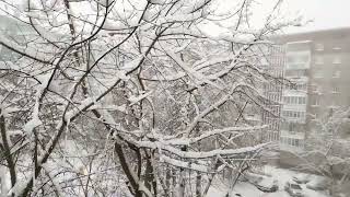 Зима в Челябинске. Снег.