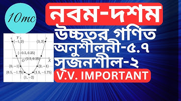 9-10 higher math in bangla chapter 5.7 (creative-2) |10 minute class । Equation