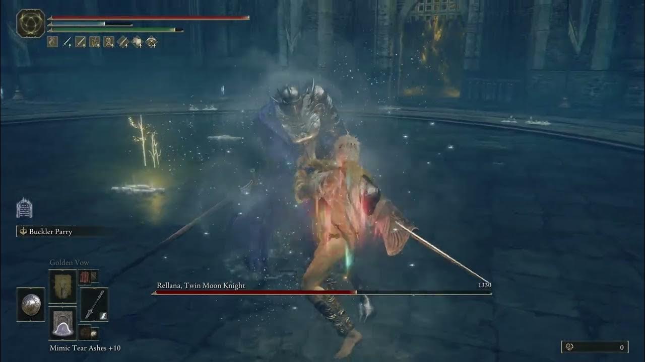 Elden Ring DLC Cold Milady vs Renalla Twin Moon Knight (No Hit, Parry