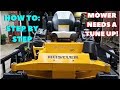 Oil Change on the Hustler~ Full Tune Up~How to