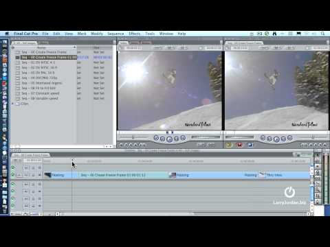 Still Frames and Speed Changes in Final Cut Pro 7 (webinar preview)