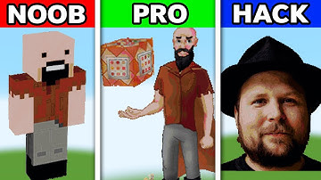 PIXEL ART Minecraft (NOOB VS PRO VS HACKER) Notch!