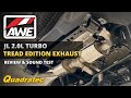 AWE Tread Edition Exhaust Review & Sound Test for Jeep Wrangler JL with 2.0L Turbo 4 cylinder