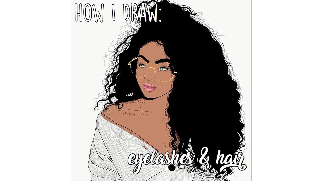 ADOBE DRAW CURLY HAIR TUTORIAL YouTube