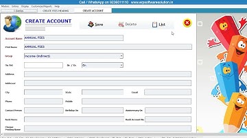 How to Create Fees Heads in i-Genius School Software. Call-9236011110 #schoolsoftware