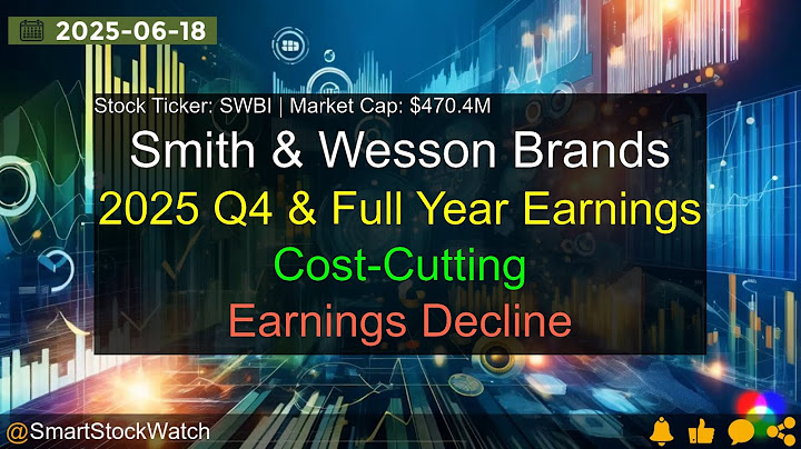 Smith & Wesson Brands (SWBI|$470.4M) - 2025 Q4 & Full Year Earnings Analysis