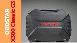 2024 OBDSTAR X300 Classic G3 Key Programmer Unboxing Register and Update