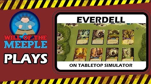 Everdell gameplay on Tabletop Simulator Learning First Game playthrough