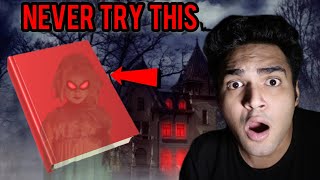 Haunted Red Book Game Challenge At Night | Ankur Kashyap Vlogs
