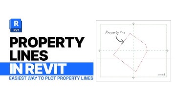 How to plot Property lines in Autodesk Revit 2024 tutorial