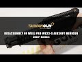 Disassembly of well pro we23s airsoft minigun  airsoft manuals