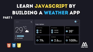 🔴 Part 1, Weather app using HTML, CSS, JavaScript and open weather API 2024
