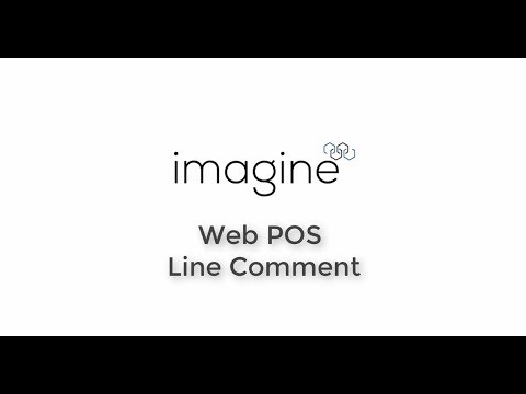 K3 Imagine - Web POS - Line Comment