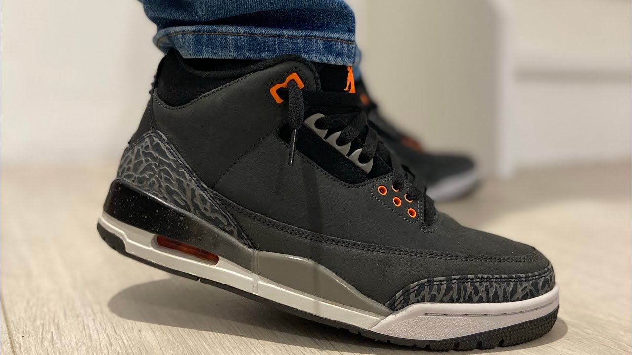 スニーカー Nike Air Jordan 3 Retro Fear (2023) NIGHT STADIUM THESE ARE FIRE! 🔥 AIR JORDAN 3 FEAR 2023 RETRO On Feet