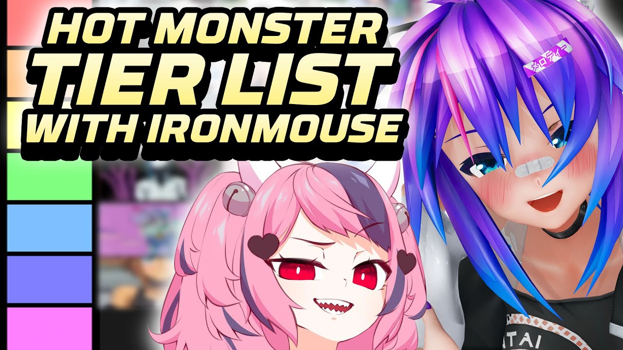 🔥 HOT Monster Tier List (with Ironmouse) - YouTube