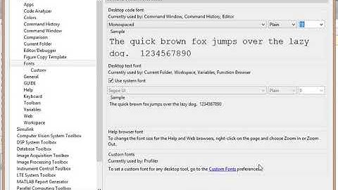 Change font size in Matlab