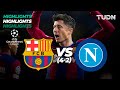 HIGHLIGHTS | Barcelona (4)3-1(2) Napoli | UEFA Champions League 2023/24 - 8vos | TUDN image