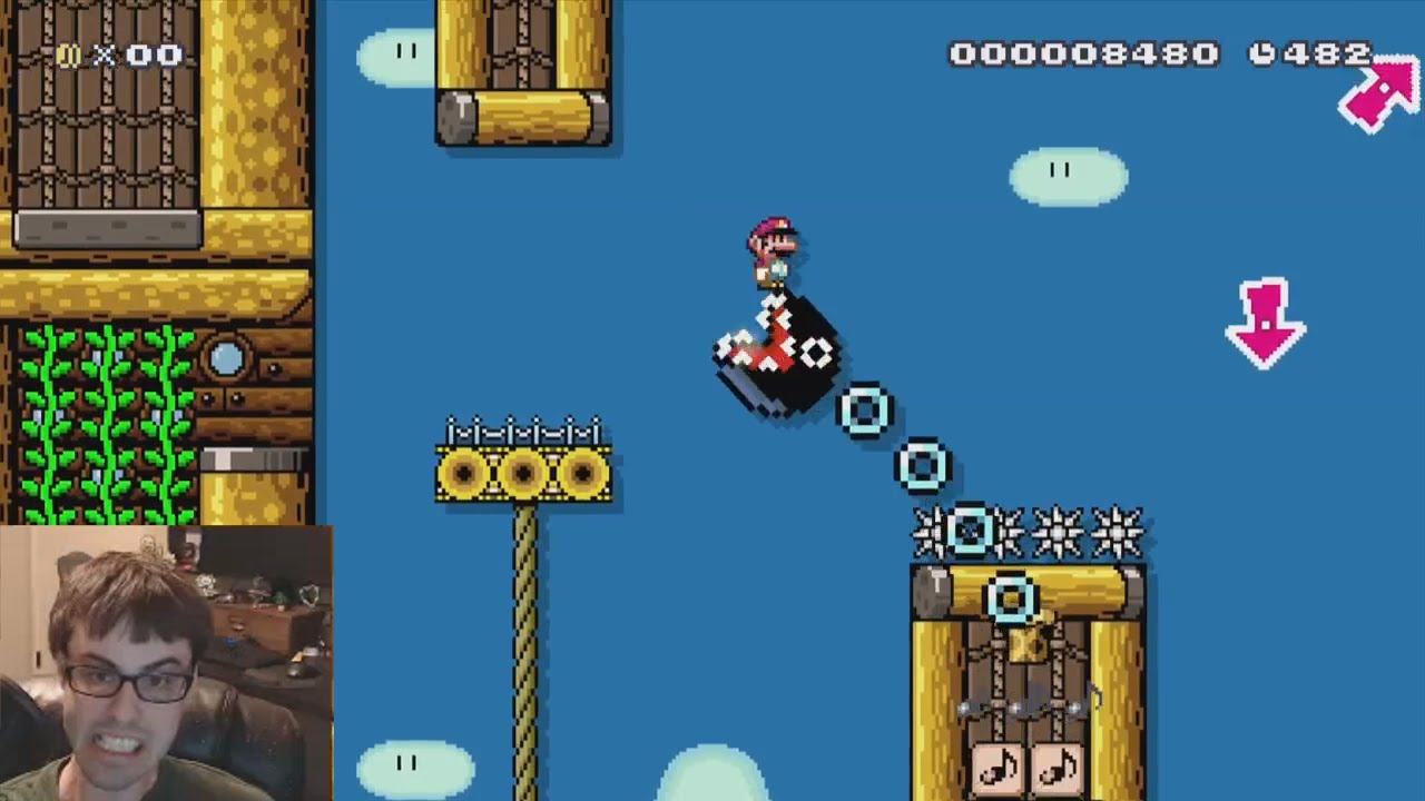speedrun dark souls Mario Maker - Blind Kaizo Race #10 Windfall (Fun Level!)