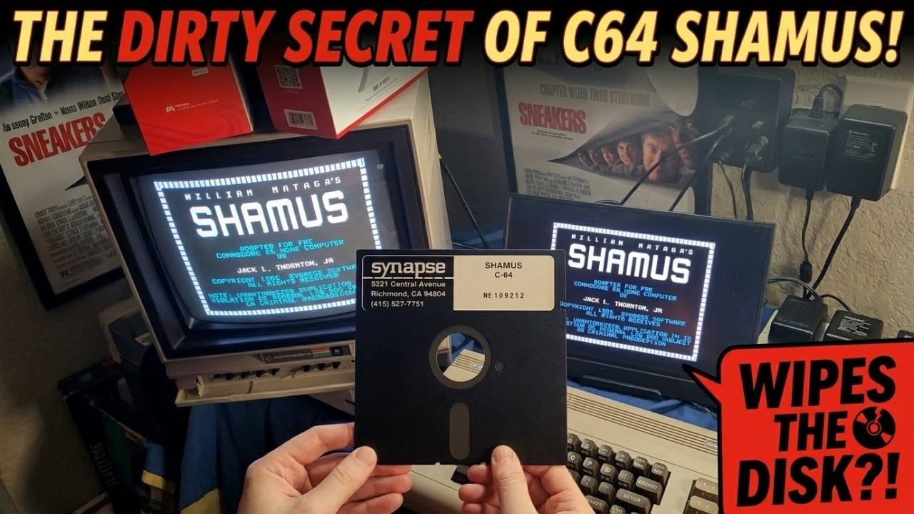 This C64 Copy Protection Deletes Your Disk (Synapse Shamus) - YouTube